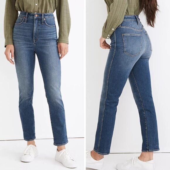 NEW Madewell Curvy Stovepipe Jeans‎ in Dearham Wash, 29 - Picture 2 of 13